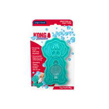 Load image into Gallery viewer, Kong ZoomGroom Bubbles Rubber Dog Grooming Brush
