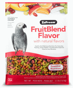 ZuPreem Fruit Blend Parrots & Conures