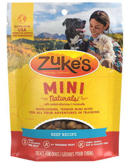 Zuke's Mini Naturals® Beef Recipe Training Dog Treats