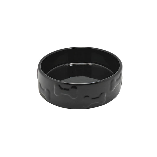 Manor Black Pet Bowl : Medium
