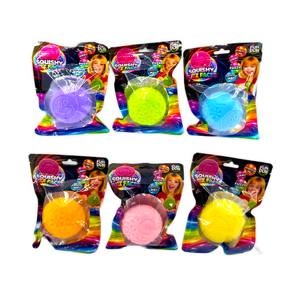 Fun Doh Fuzzy Face Squishy Sensory Toy Variety