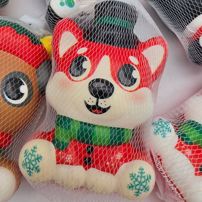 Christmas Animal Squishy Toy – Holiday Character Assorted Designs