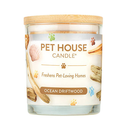 Pet House Ocean Driftwood Plant-Based Soy Wax Candle 9 oz