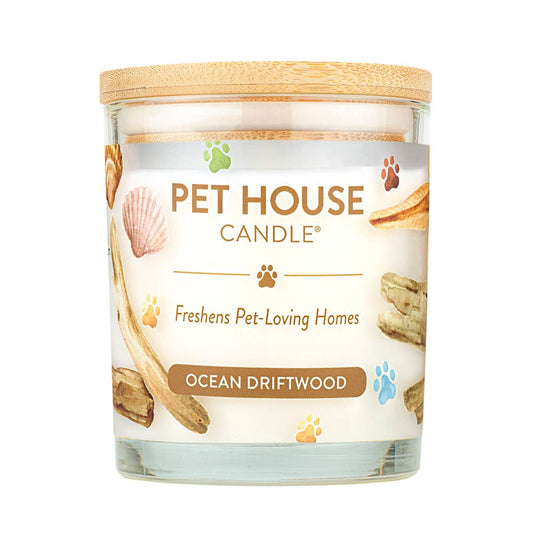 Pet House Ocean Driftwood Plant-Based Soy Wax Candle 9 oz