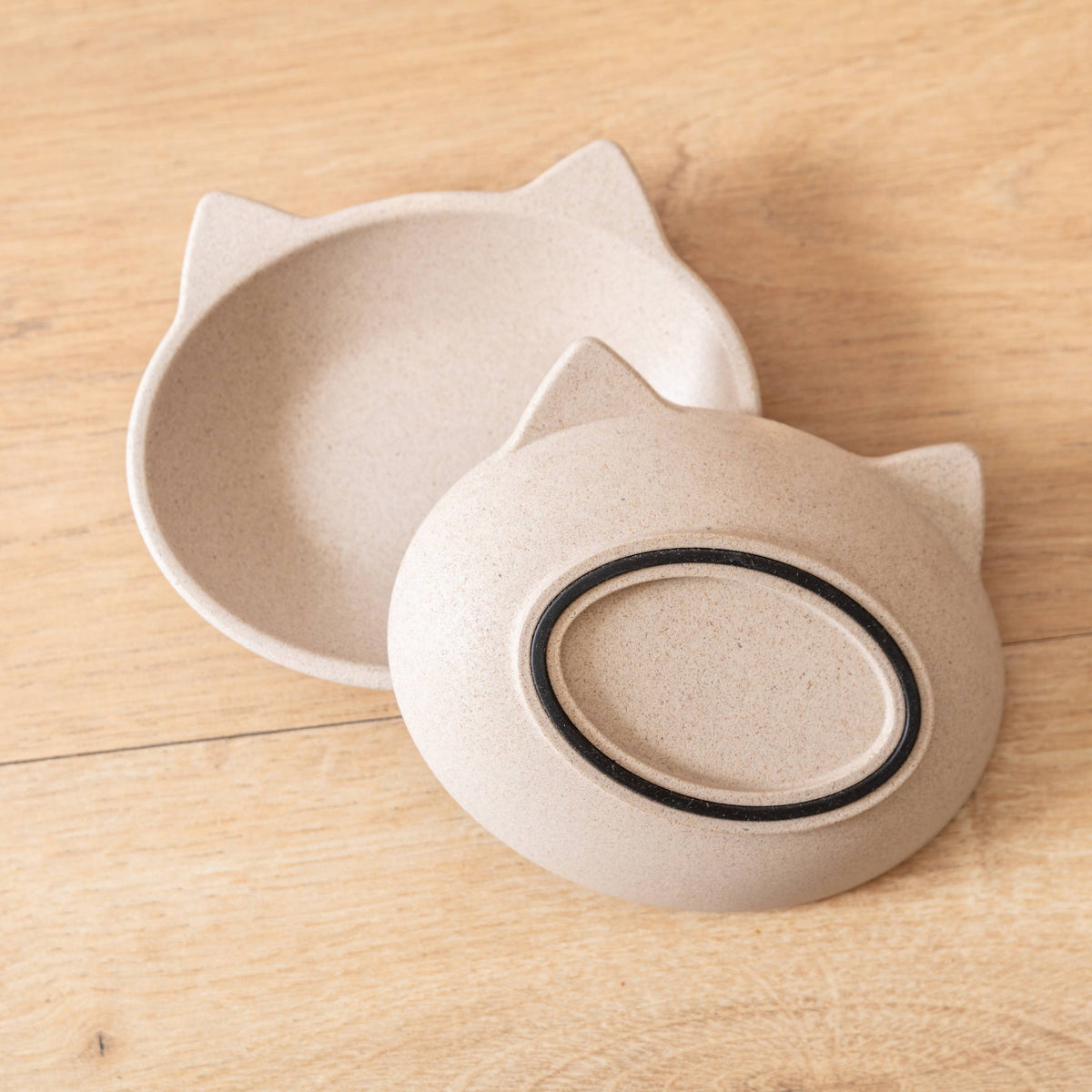 Nico Bamboo Cat Bowl: Pink