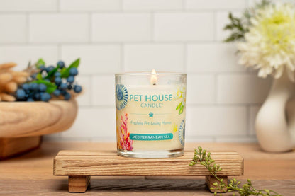 Pet House Mediterranean Sea Plant-Based Soy Wax Candle 9 oz