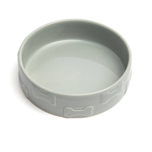Manor Grey Pet Bowl: Large