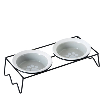 Wexford Dog Bowl Set: Cream