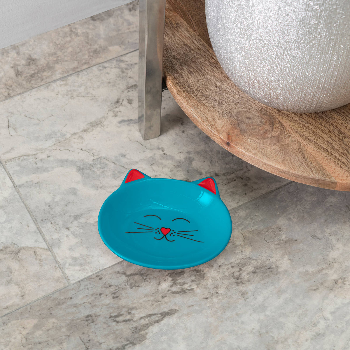 Oscar Cat Dish: Pink