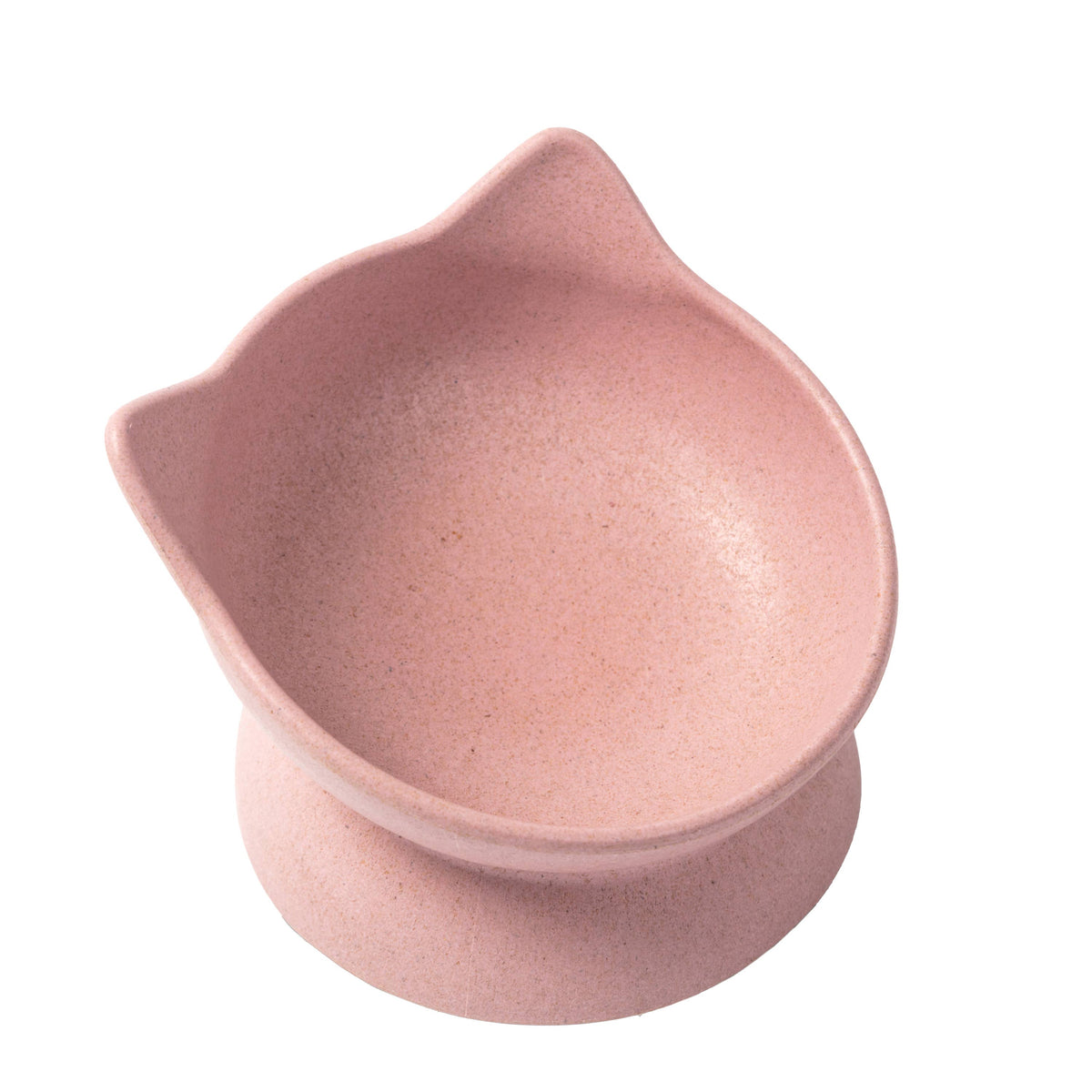 Archie Bamboo Tilt Cat Bowl: Stone Grey