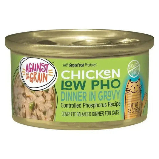 Against The Grain Low Pho Dinner In Gravy Canned Cat Food