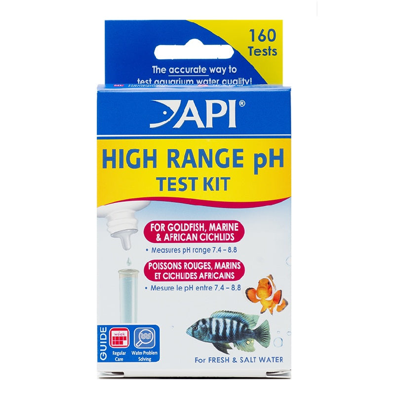 API High Range pH Fresh & Salt Water Aquarium Test Kit