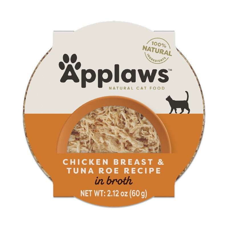 Applaws Chicken Breast & Tuna Fillet Recipe in Broth Wet Cat Food, 2.12 oz