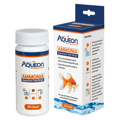 Aqueon Ammonia Aquarium Test Strips