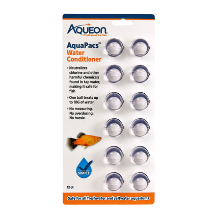 Aqueon AquaPacs Aquarium Water Conditioner