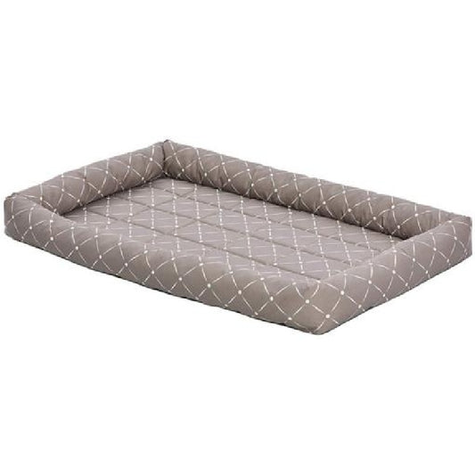 Midwest Quiet Time Asthon Bolster Bed Mushroom, 48"