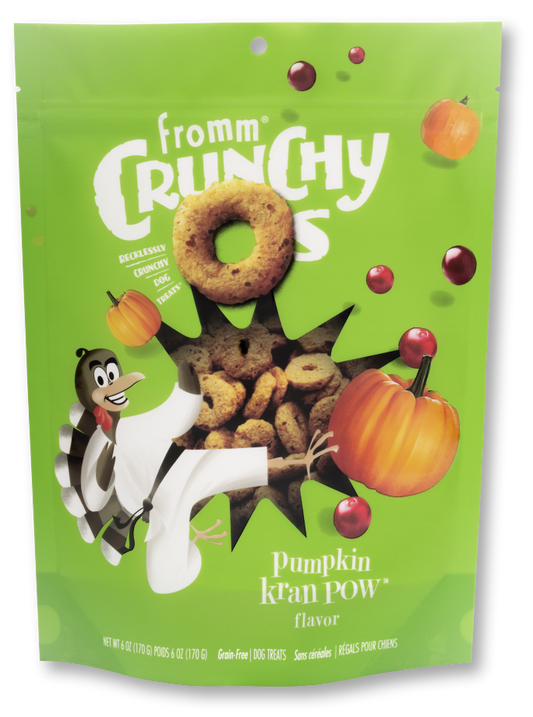 Fromm Crunchy O's Pumpkin Kran Pow Flavor Dog Treats