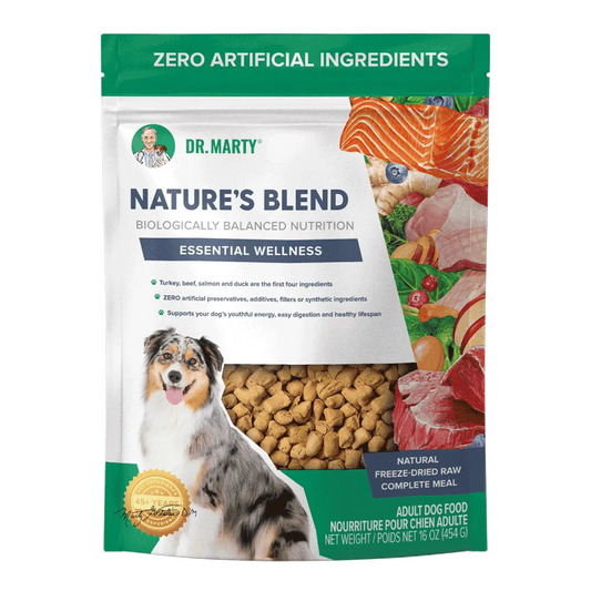 Dr. Marty Nature's Blend Essential Wellness Freeze-Dried Dog Food, 16oz