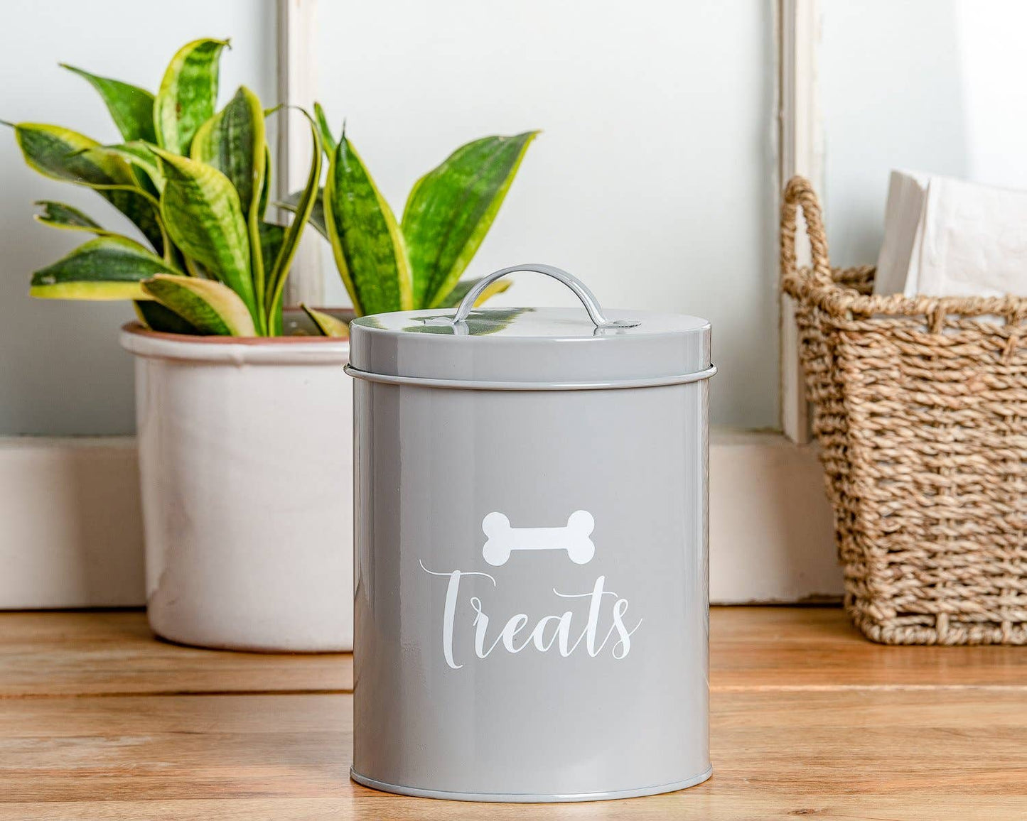 Jasper Grey Treat Jar