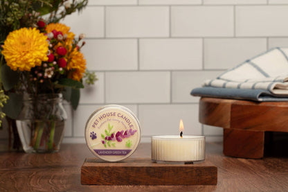 Pet House Lavender Green Tea Plant-Based Soy Wax Mini Candle 1.5 oz
