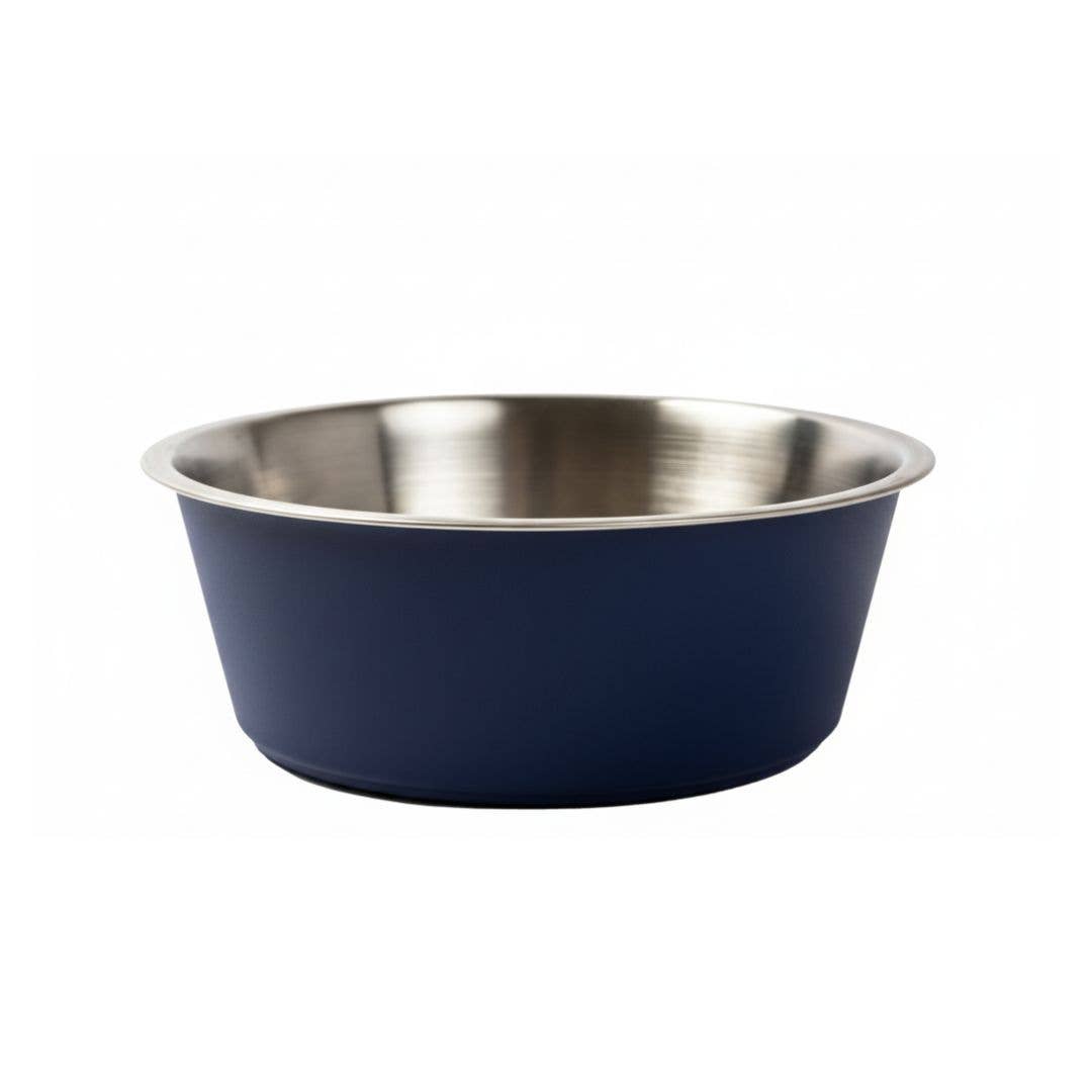 Malmo Pet Bowl: Navy Blue / Small