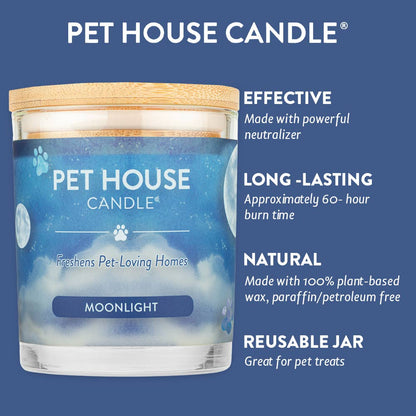 Pet House Moonlight Plant-Based Soy Wax Candle 9 oz