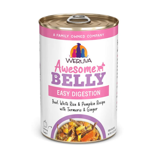 Weruva Awesome Belly Beef, White Rice & Pumpkin Recipe with Papaya, Turmeric & Ginger Canned Dog Food