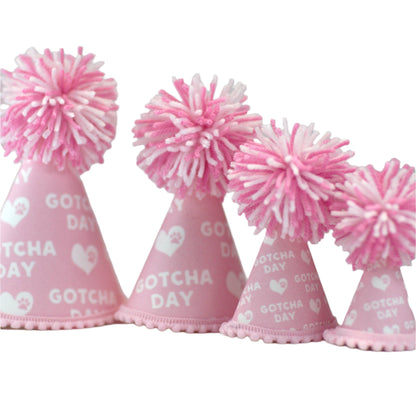 Pup Party Hats Gotcha Day Pink Party Hat: L