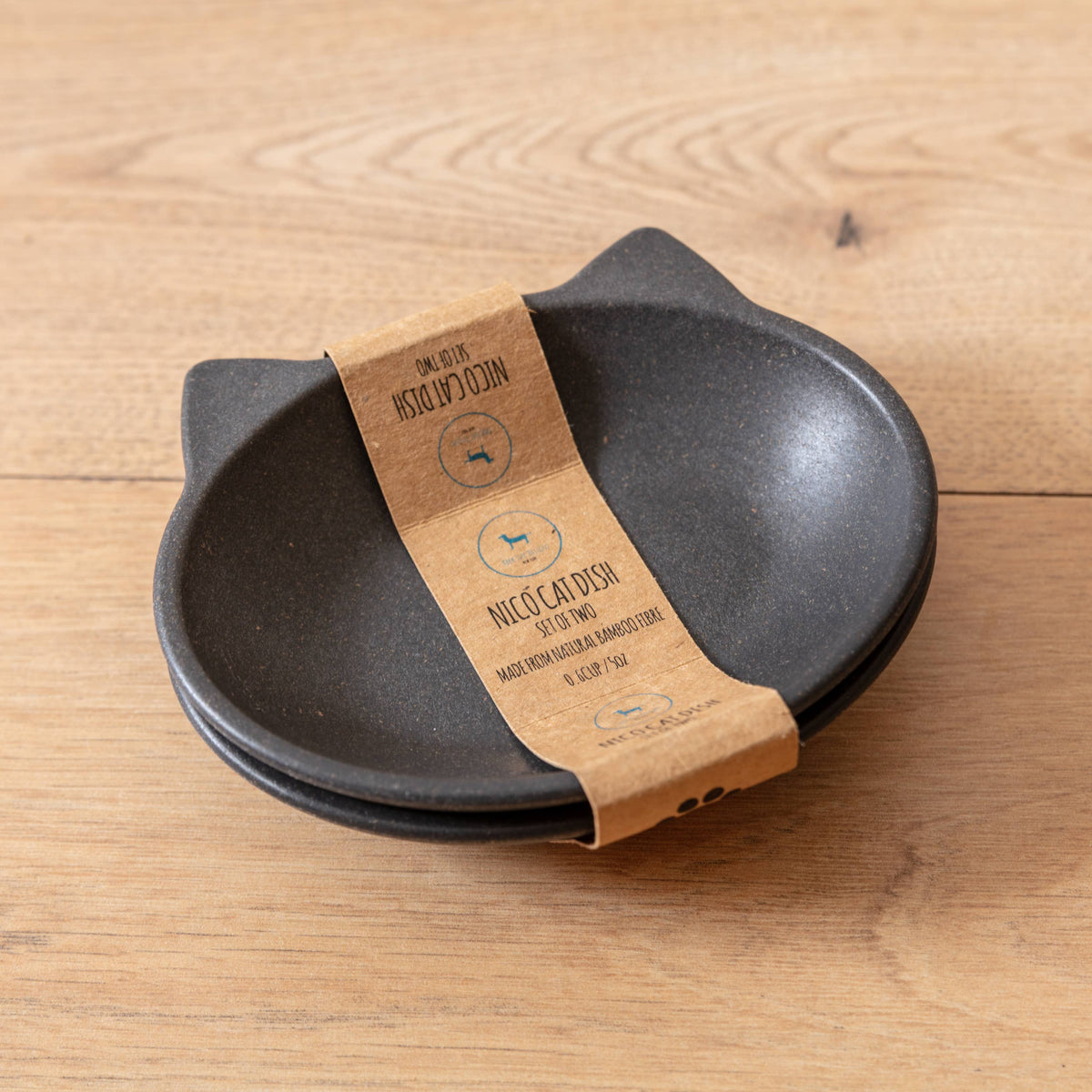 Nico Bamboo Cat Bowl: Pink