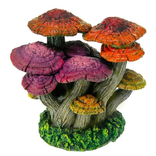 Blue Ribbon Exotic Environments Mushroom Garden Aquarium Ornament