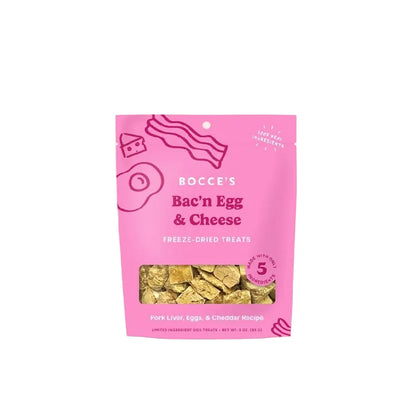 Bocce's Bac'n Egg & Cheese Freeze-Dried Dog Treats 3 oz