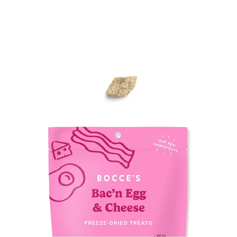 Bocce's Bac'n Egg & Cheese Freeze-Dried Dog Treats 3 oz