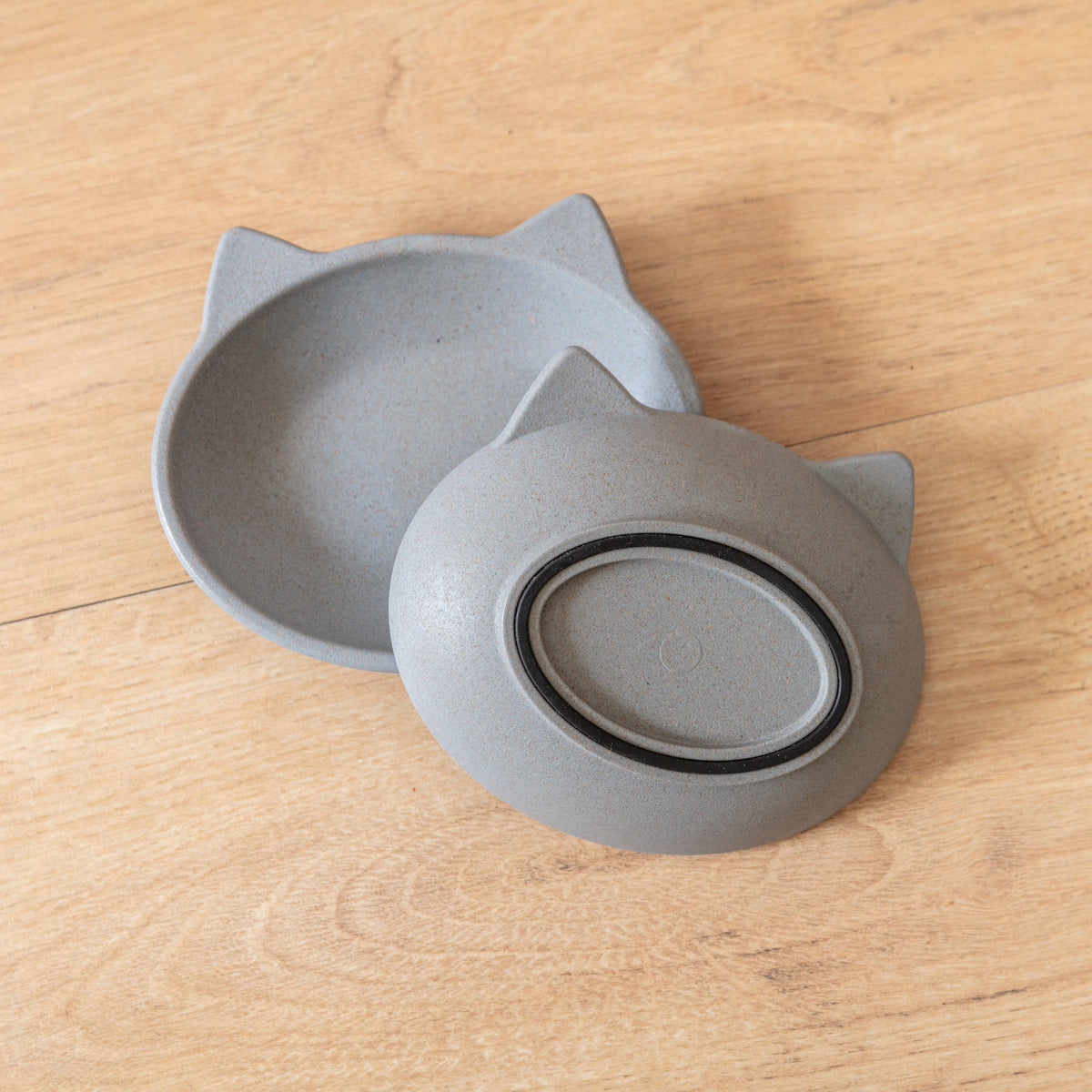 Nico Bamboo Cat Bowl: Blue