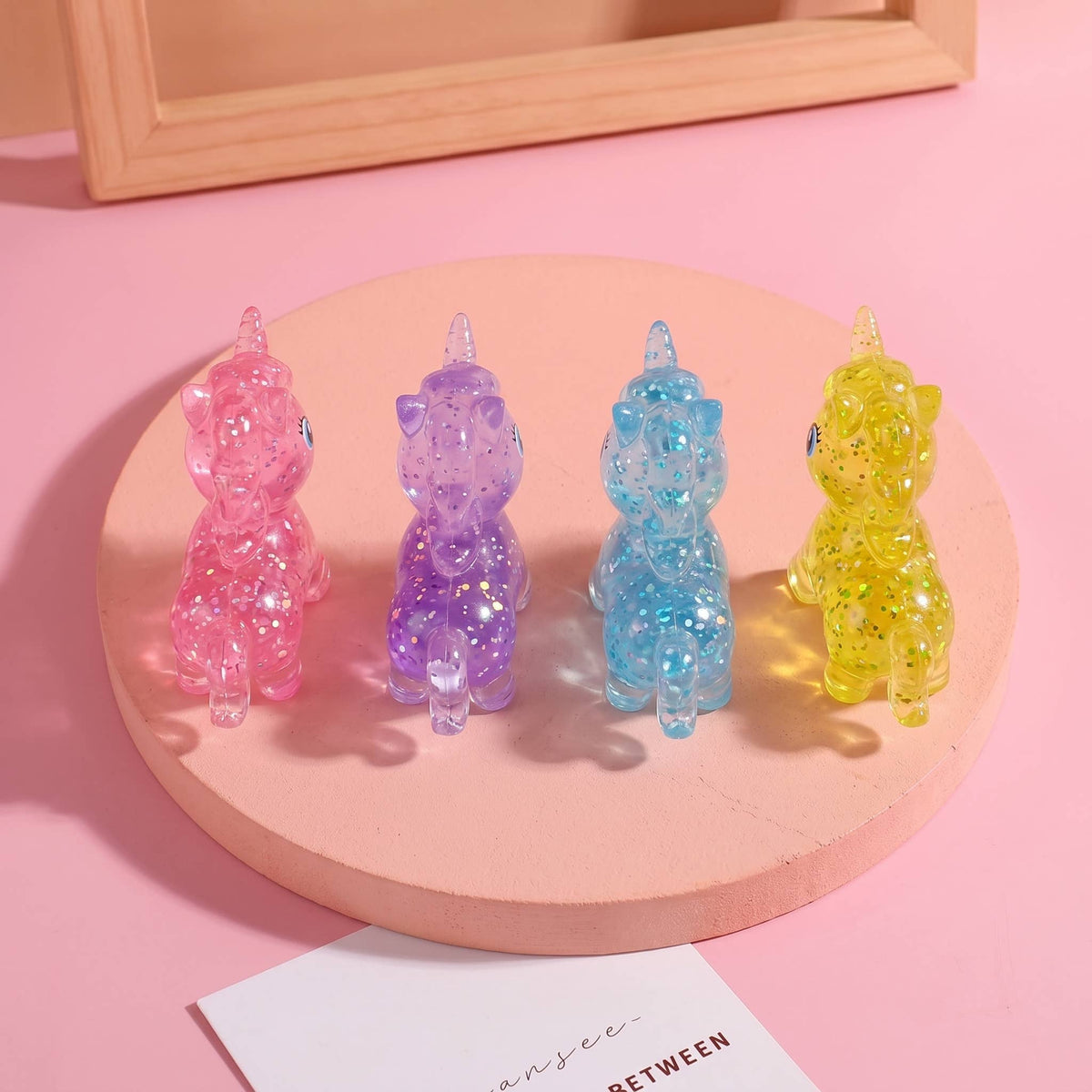 Glitter Unicorn Maltose Squishy Sensory Fidget Toy