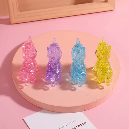 Glitter Unicorn Maltose Squishy Sensory Fidget Toy