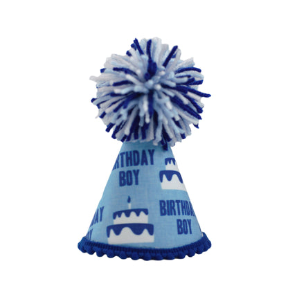 Pup Party Hats Birthday Boy Blue Party Hat: L