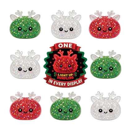 Fun Doh Christmas Mystery Reindeer Dumpling Squishy Toy