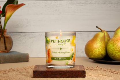 Pet House Pear Orchard Plant-Based Soy Wax Candle 9 oz