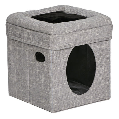Midwest Feline Nuvo Curious Cat Cube ® Silver