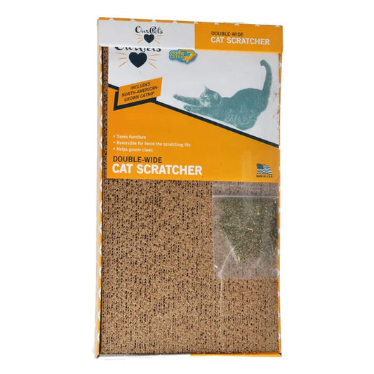 OurPets Cosmic Catnip Double-Wide Scratcher