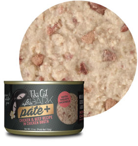 Tiki Cat After Dark Pate Chicken & Beef Recipe in Chicken Broth