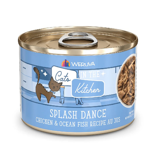 Weruva Cats in the Kitchen Splash Dance Chicken & Ocean Fish Recipe Au Jus