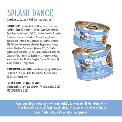 Weruva Cats in the Kitchen Splash Dance Chicken & Ocean Fish Recipe Au Jus