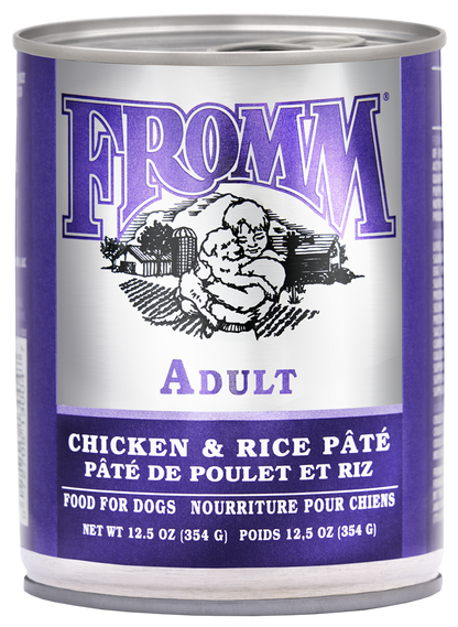 Fromm Classic Adult Chicken & Rice Pate Canned Dog Food