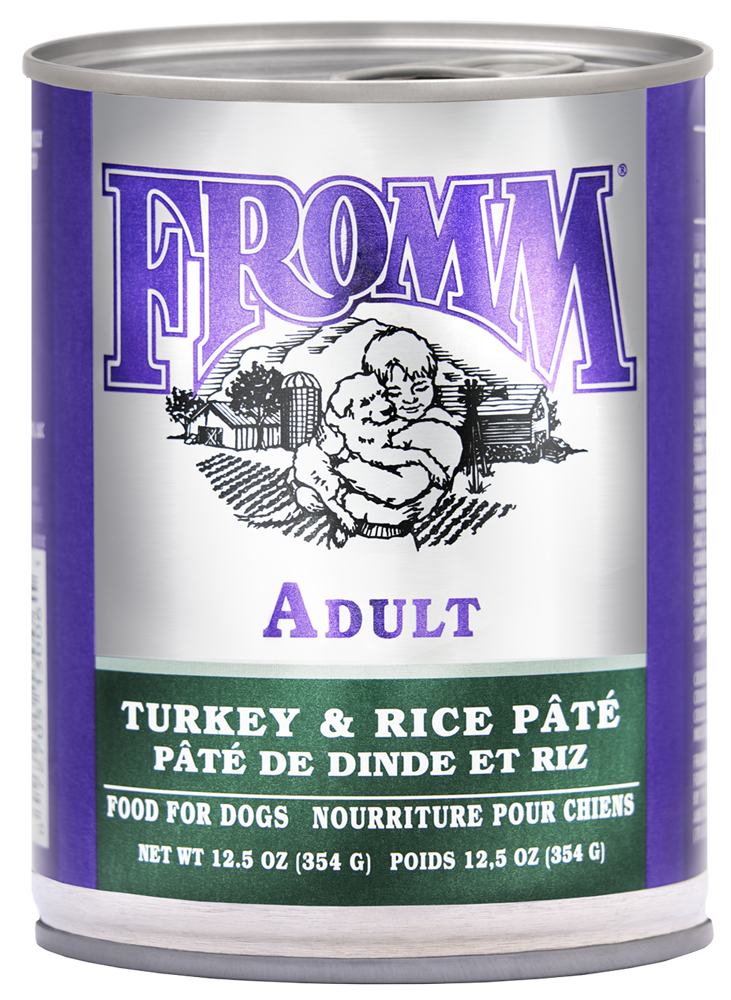 Fromm Classic Adult Turkey & Rice Pate Canned Dog Food