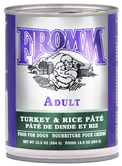 Fromm Classic Adult Turkey & Rice Pate Canned Dog Food