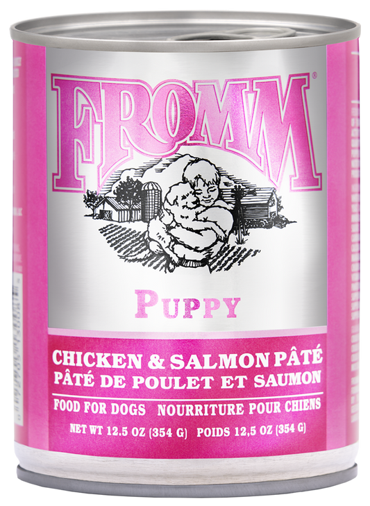 Fromm Classic Puppy Chicken & Salmon Pate 12.5 oz. Can