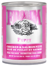 Load image into Gallery viewer, Fromm Classic Puppy Chicken &amp; Salmon Pate 12.2 oz. Can
