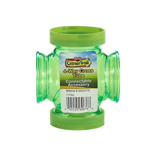 Kaytee CritterTrail Fun-nel Tube, 4-Way Cross