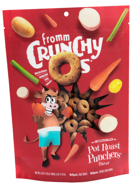 Fromm Crunchy O's Pot Roast Punchers Flavor Dog Treats